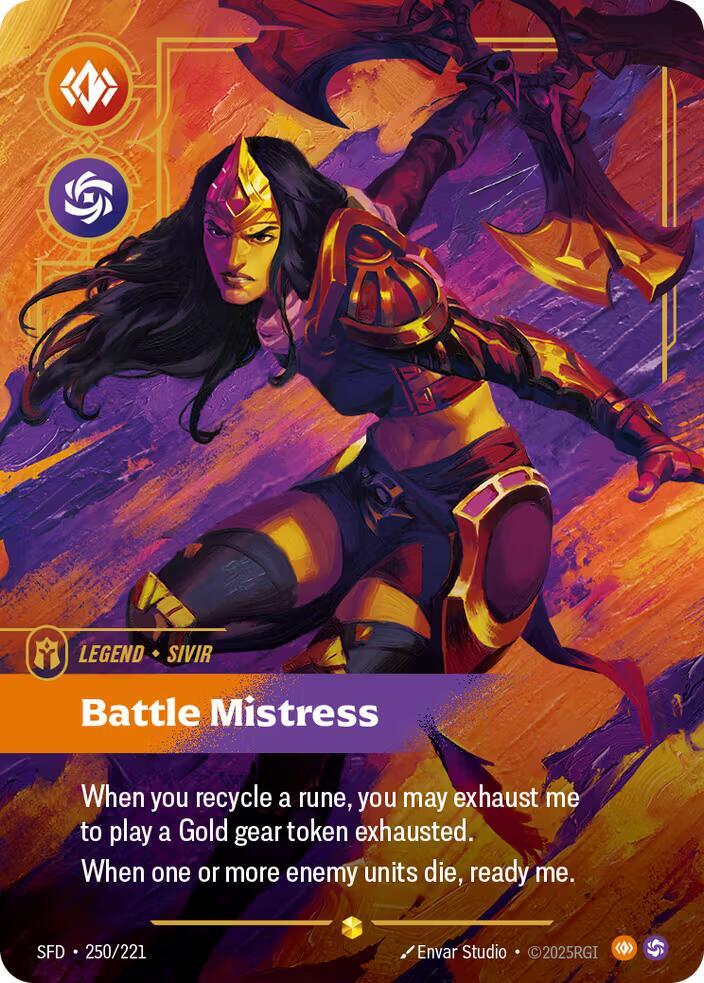 Sivir - Battle Mistress (Overnumbered) - Spiritforged (SFD)