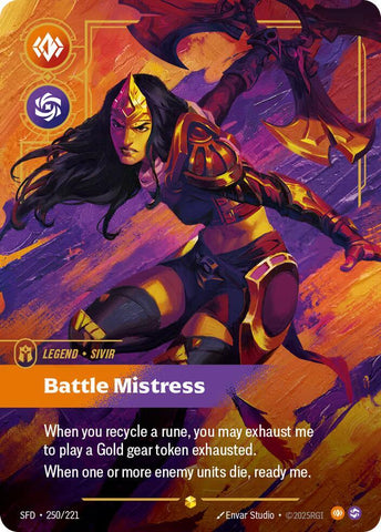 Sivir - Battle Mistress (Overnumbered) - Spiritforged (SFD)
