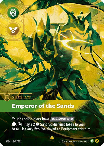 Azir - Emperor of the Sands (Overnumbered) - Spiritforged (SFD)