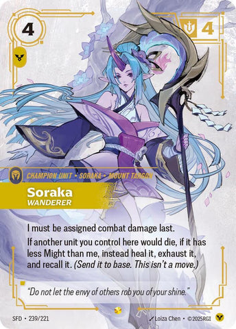 Soraka - Wanderer (Overnumbered) - Spiritforged (SFD)