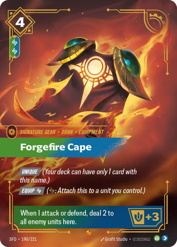 Forgefire Cape - Spiritforged (SFD)