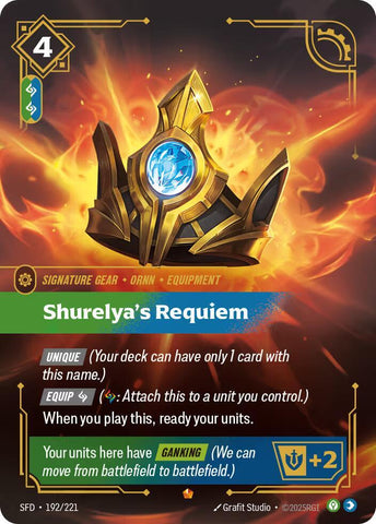 Shurelya's Requiem - Spiritforged (SFD)