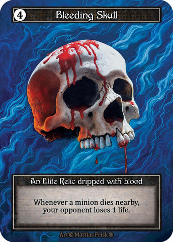 Bleeding Skull (Foil) [Gothic]