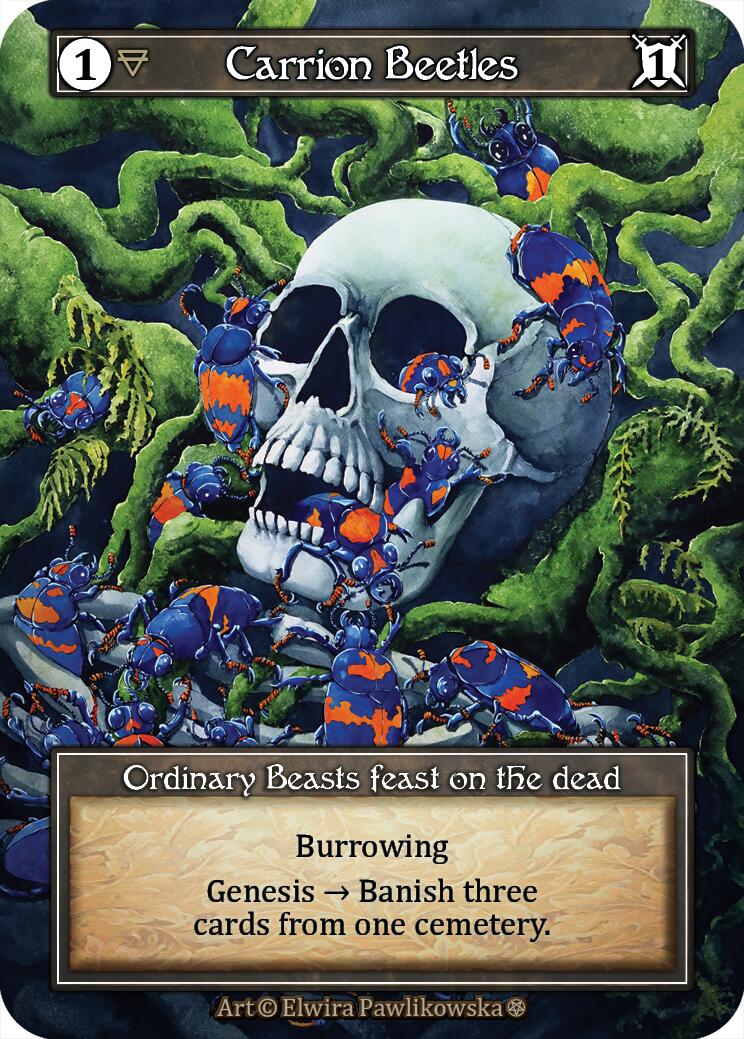 Carrion Beetles (Foil) [Gothic]