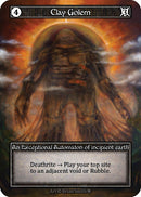 Clay Golem (Foil) [Gothic]