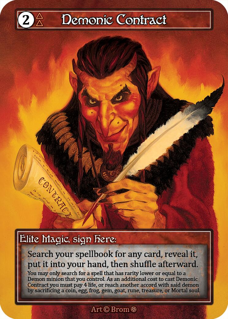 Demonic Contract (Foil) [Gothic]
