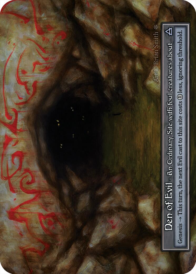 Den of Evil (Foil) [Gothic]