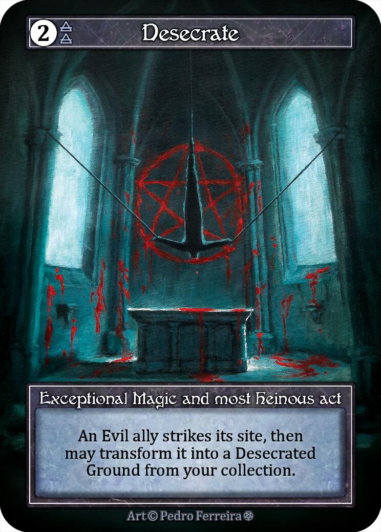 Desecrate (Foil) [Gothic]
