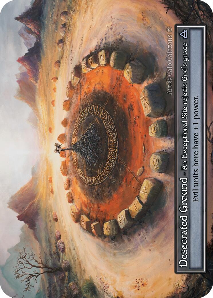Desecrated Ground (Foil) [Gothic]