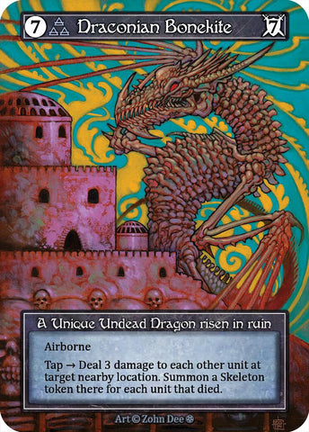 Draconian Bonekite (Foil) [Gothic]