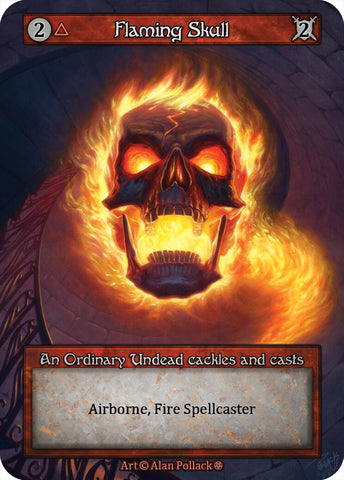 Flaming Skull [Gothic]