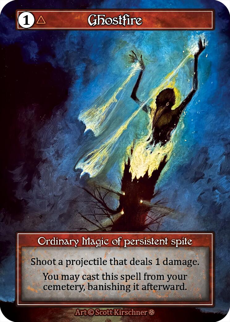 Ghostfire (Foil) [Gothic]