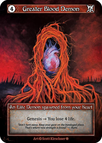 Greater Blood Demon (Foil) [Gothic]
