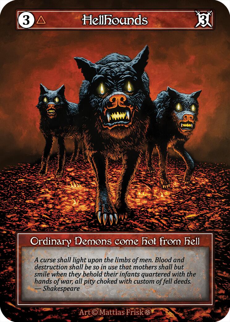 Hellhounds (Foil) [Gothic]