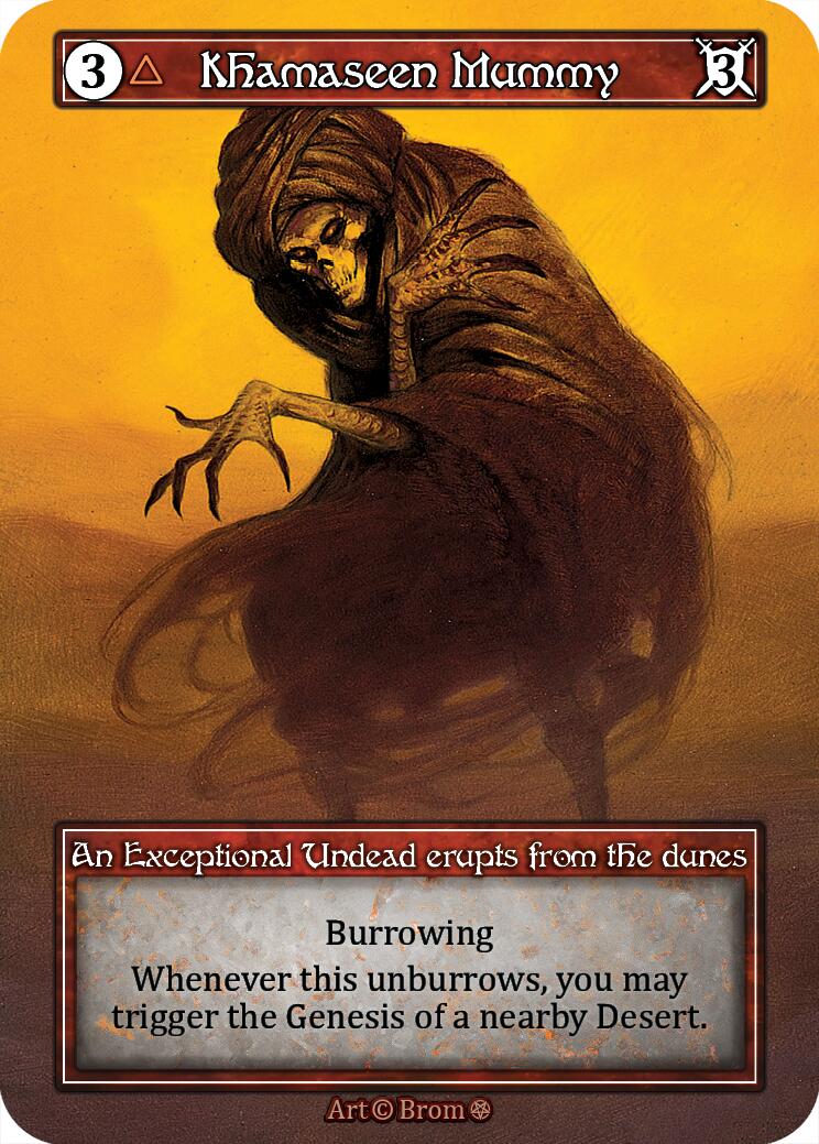 Khamaseen Mummy (Foil) [Gothic]