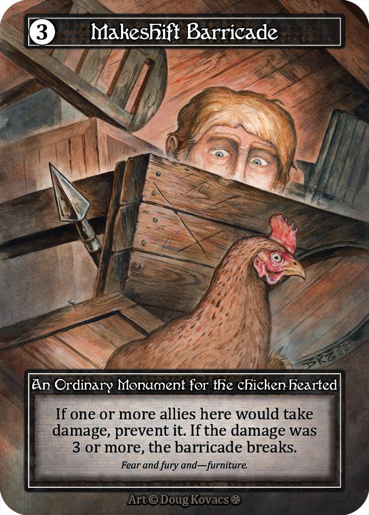 Makeshift Barricade (Foil) [Gothic]