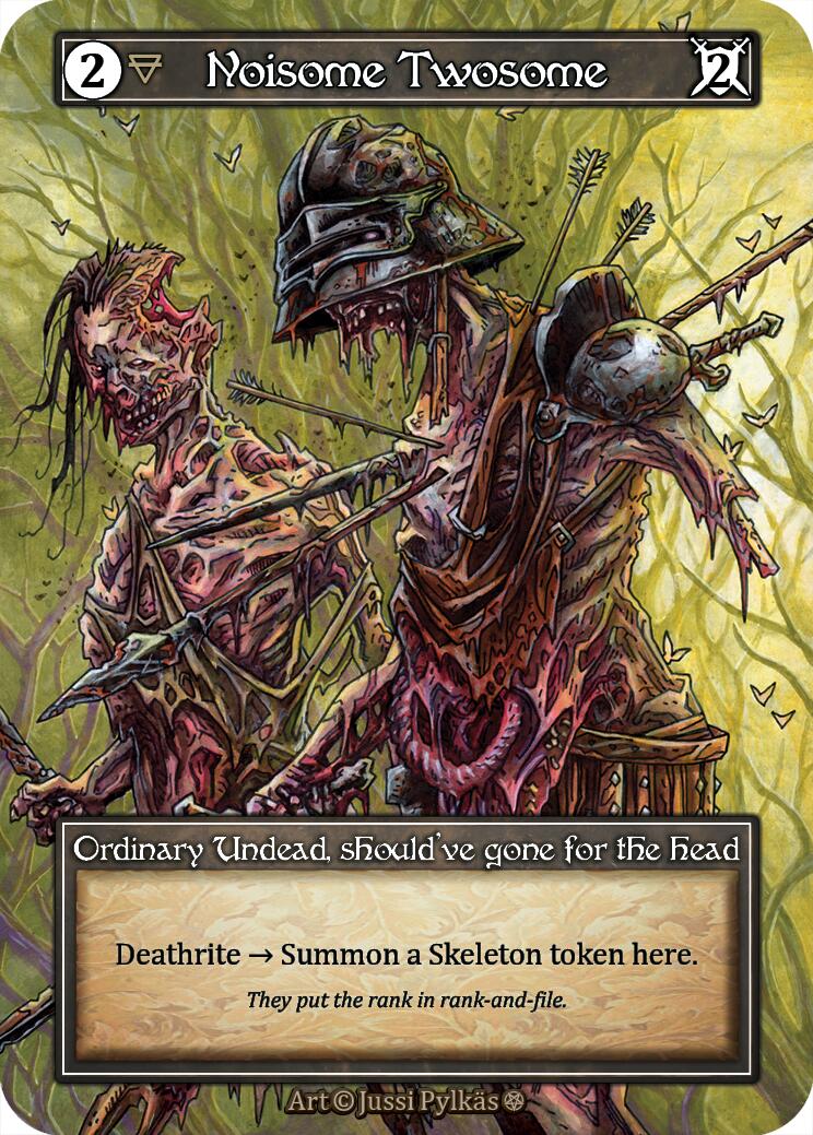 Noisome Twosome (Foil) [Gothic]