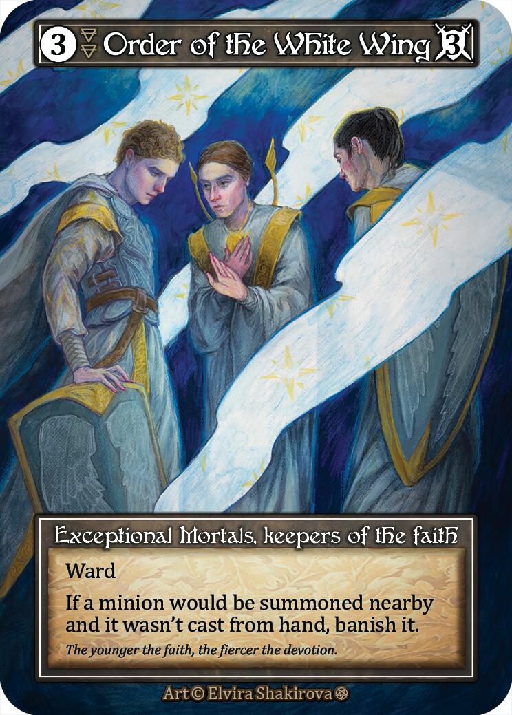 Order of the White Wing (Foil) [Gothic]