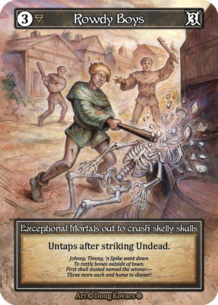 Rowdy Boys (Foil) [Gothic]