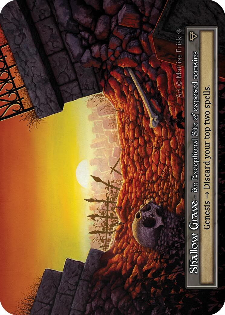 Shallow Grave (Foil) [Gothic]