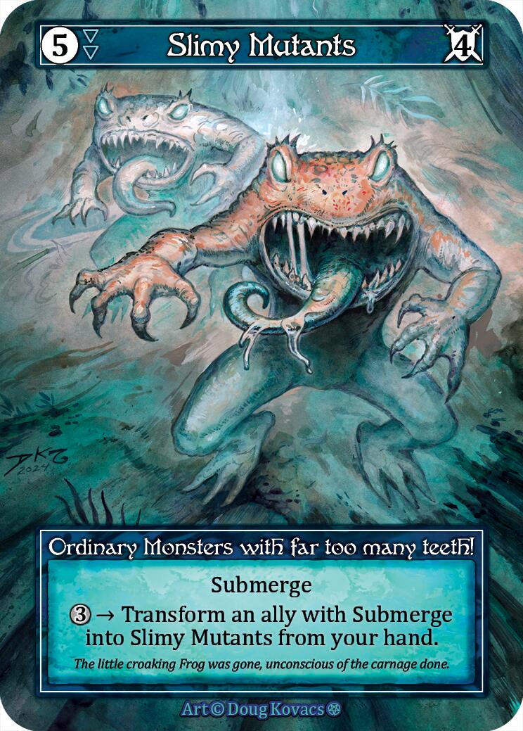 Slimy Mutants (Foil) [Gothic]