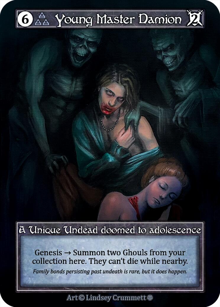 Young Master Damion (Foil) [Gothic]