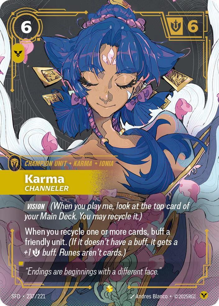 Karma - Channeler (Overnumbered) - Spiritforged (SFD)