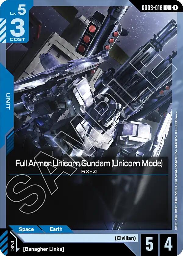 Full Armor Unicorn Gundam (Unicorn Mode) - Steel Requiem (GD03)