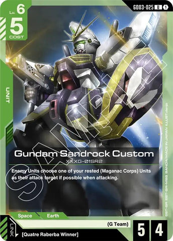 Gundam Sandrock Custom - Steel Requiem (GD03)
