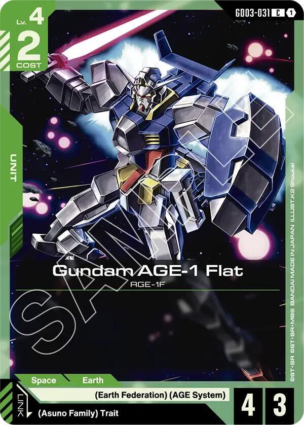 Gundam AGE-1 Flat - Steel Requiem (GD03)