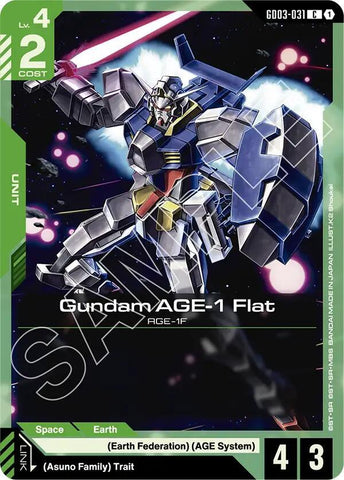 Gundam AGE-1 Flat - Steel Requiem (GD03)