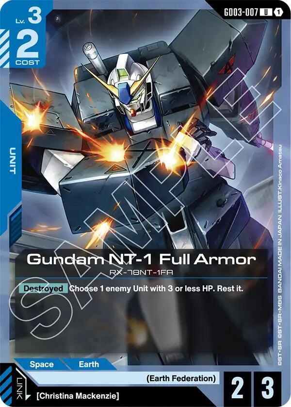 Gundam NT-1 Full Armor - Steel Requiem (GD03)