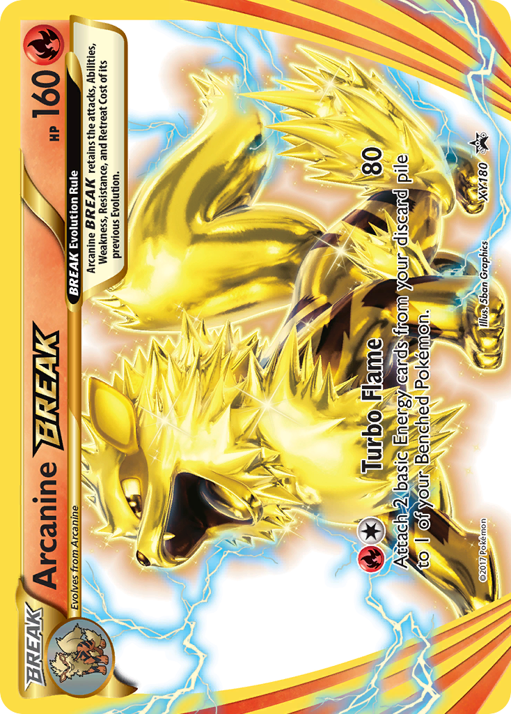 Arcanine BREAK (XY180) [XY: Black Star Promos]