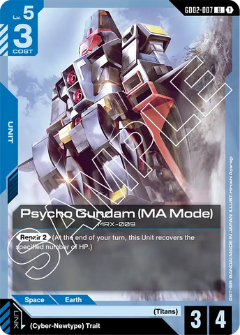 Psycho Gundam (MA Mode) (GD02)