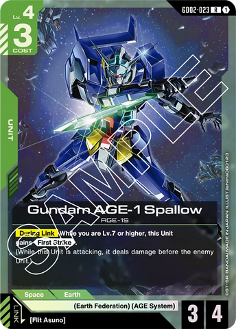 Gundam AGE-1 Spallow (GD02)