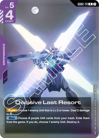 Decisive Last Resort (GD02)