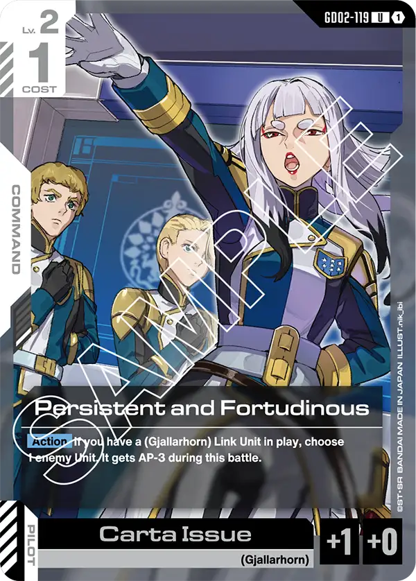 Persistent and Fortudinous (GD02)
