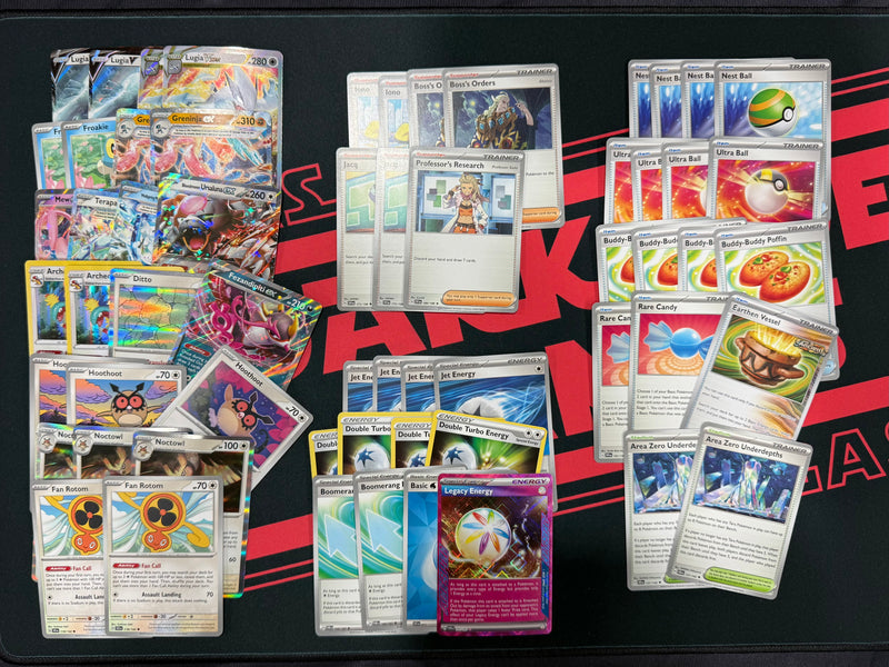 Premade Standard Deck: Greninja Lugia (Noah - Top 64, Sacramento Regional 2024)