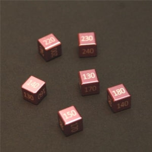 TCE Aluminum Numeric Dice