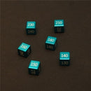 TCE Aluminum Numeric Dice
