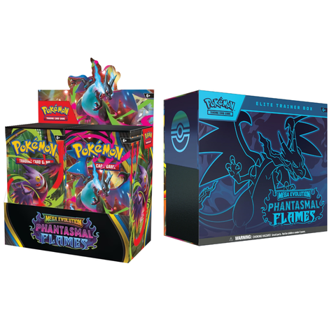 Phantasmal Flames Box Combo Pre-Order - Booster Box & Elite Trainer Box [Limit 1]