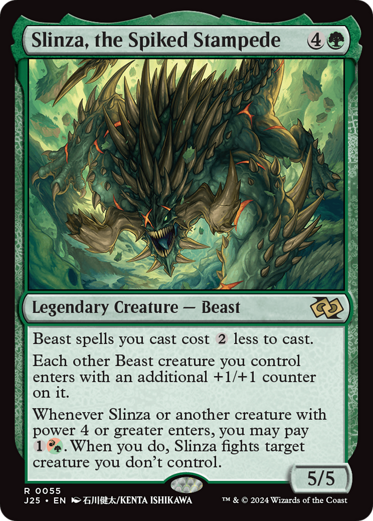 Slinza, the Spiked Stampede (Anime) [Foundations Jumpstart]