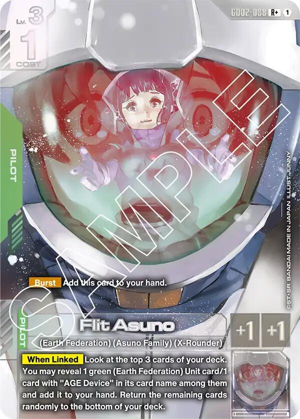 Flit Asuno (R+) - Dual Impact (GD02) foil