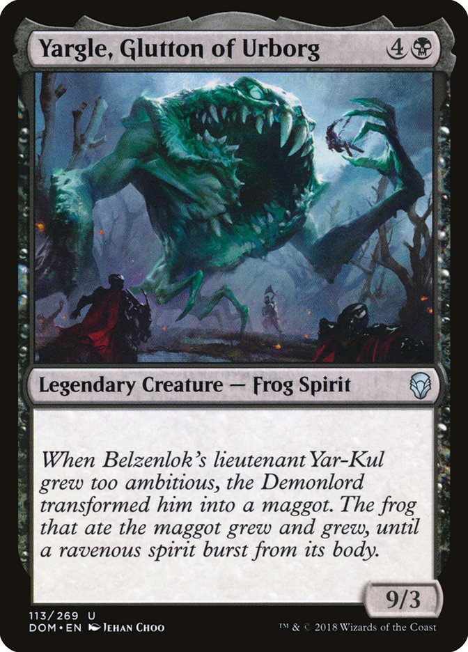 Yargle, Glutton of Urborg [Dominaria]