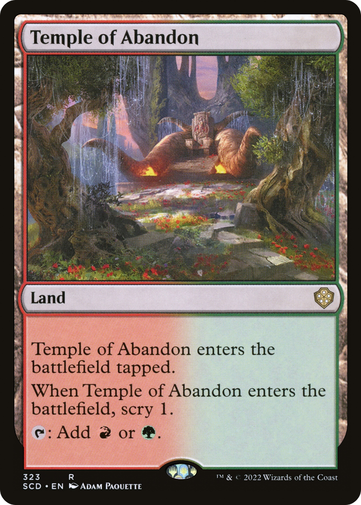 Temple of Abandon [Starter Commander Decks]