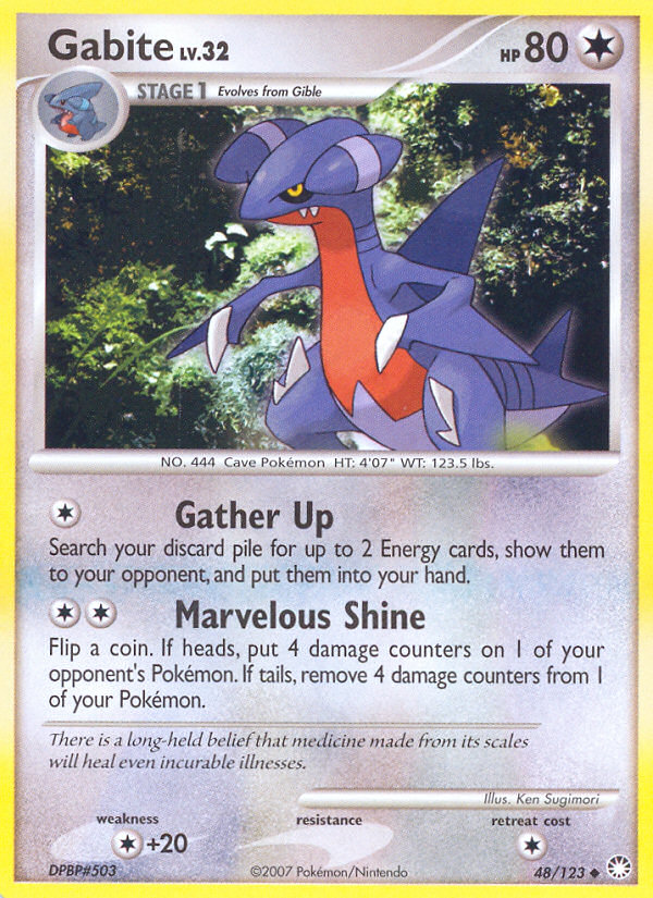 Gabite (48/123) [Diamond & Pearl: Mysterious Treasures]