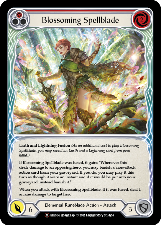 Blossoming Spellblade [U-ELE064] Unlimited Normal