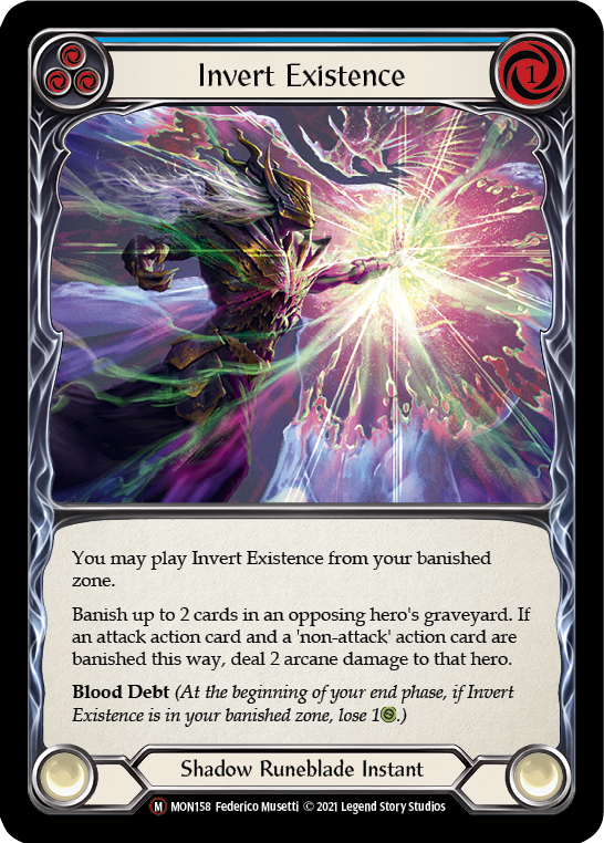 Invert Existence [U-MON158-RF] Unlimited Rainbow Foil