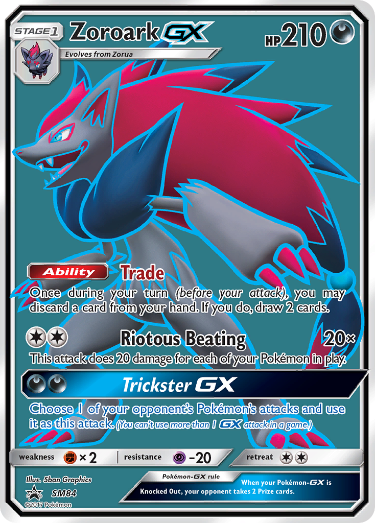 Zoroark GX (SM84) [Sun & Moon: Black Star Promos]