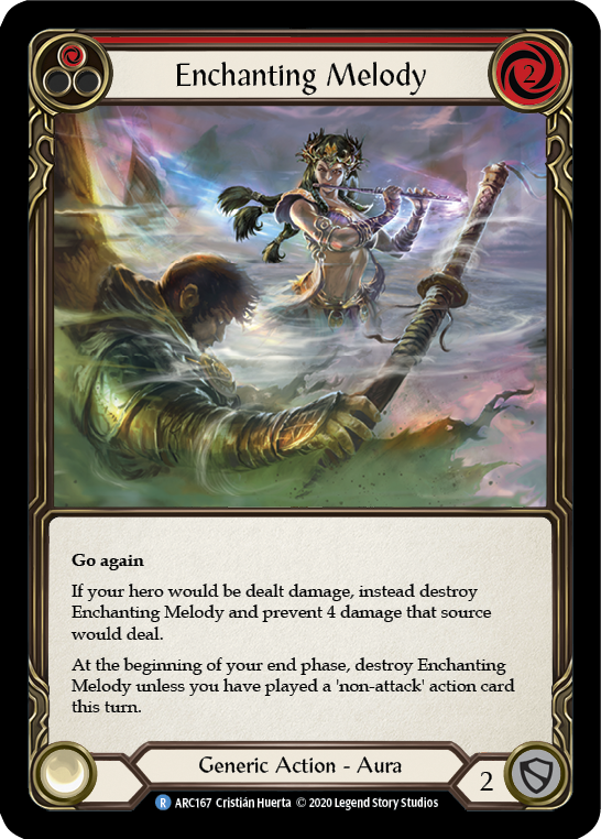 Enchanting Melody (Red) [ARC167] Unlimited Rainbow Foil